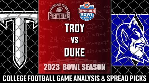 Birmingham Bowl Troy Vs Duke Picks Prediction Against The Spread