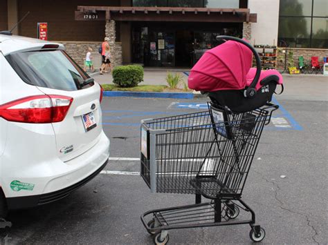 Totes Babies Car Seat Carrier For Shopping Carts, Allows Babies ...