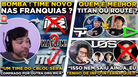 STREAMERS COMPARAM ROUTE e TITAN MINERVA REVELA BOMBA NO CENÁRIO