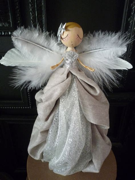 Homemade Christmas Tree Angel Toppers