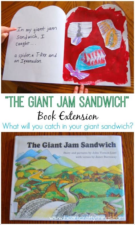 The Giant Jam Sandwich Craft | Jam sandwich, Sandwich day, Storytime crafts