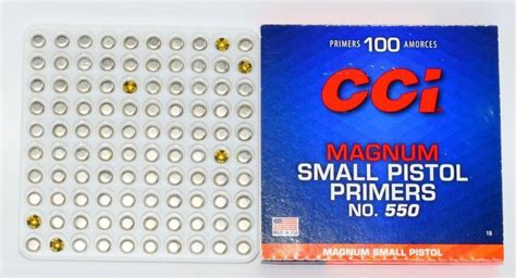 Lot Count Cci Small Pistol Magnum Primers Brand Used