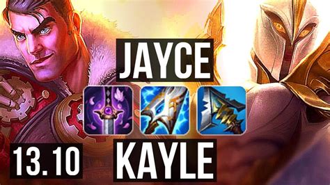 Jayce Vs Kayle Top 7 Solo Kills 16m Mastery 1235 Dominating