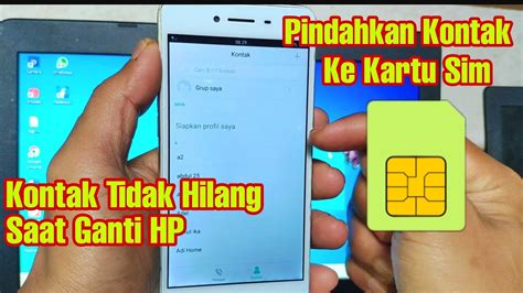 Cara Memindahkan Kontak Ke Kartu Sim Pada HP Oppo A37 YouTube