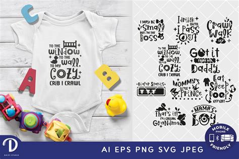 Baby Born Funny Quotes Svg Baby Onesie Svg Set Drizy Studio