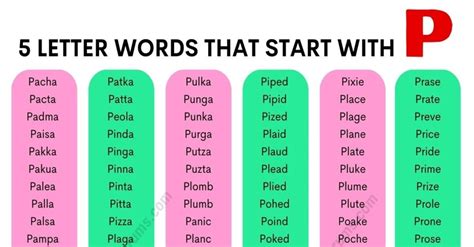 5 Letter Words that Start with O (350 Words) - ESL Forums