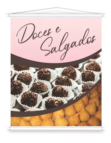 Banner Doces E Salgados 1 Unidade