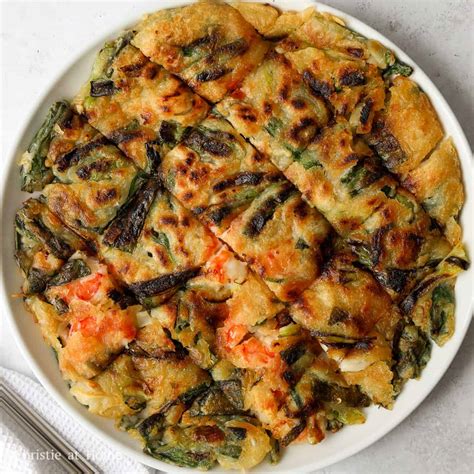 Quick And Easy Korean Seafood Pancake Haemul Pajeon Christie At Home