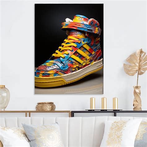 Latitude Run® Street Art Fashion Sneaker - Fashion Accessories Metal