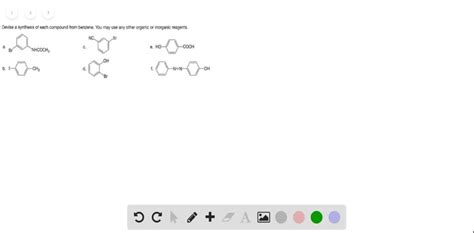 Solved Devise A Synthesis Of Each Compound From Benzene You May Use