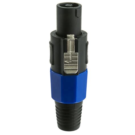 4 Pole Speakon Male Inline Connector Male SpeakOn End