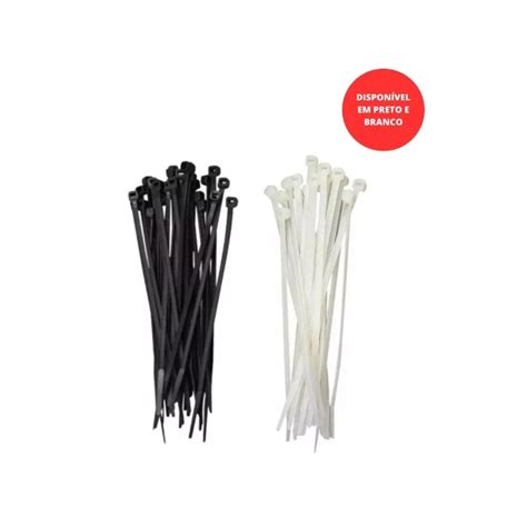 Kit Cintas Pl Sticas Abracadeira Nylon Enforca Gato Preto Branco