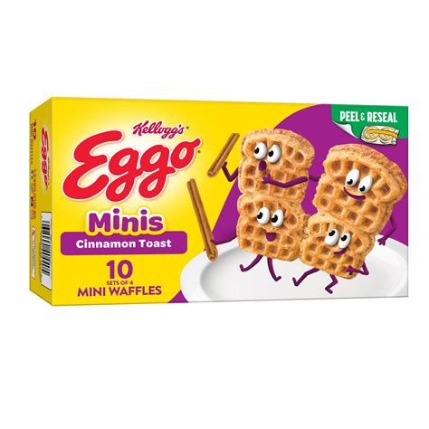 Eggo Minis Cinnamon Toast Waffle Bites Frozen Breakfast Oz