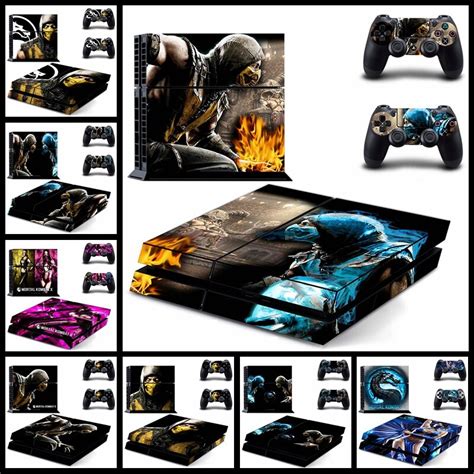 Vinyl Mortal Kombat Mortal Kombat X Game Cover For Ps Skin Sticker