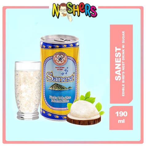 Noshers Khanh Hoa Sanest Bird S Nest Water Drink Can 190ml Product Of