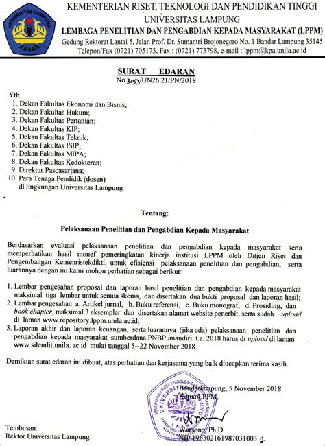 Contoh Surat Permohonan Pengabdian Masyarakat Surat Permohonan