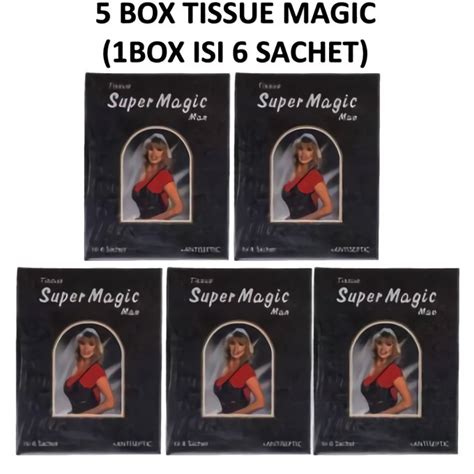 Jual Tisu Super Magic Man Isi Box Box Isi Sachet Tisue