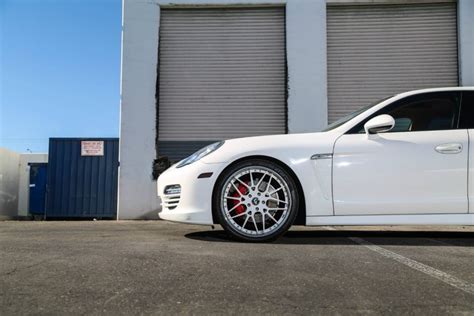 Porsche Panamera White Forgiato Maglia Ecl Wheel Wheel Front