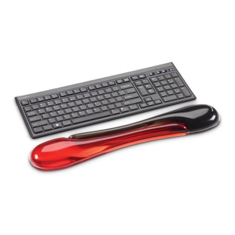 Kensington Duo Gel Keyboard Wrist Rest Black Red Best Buy