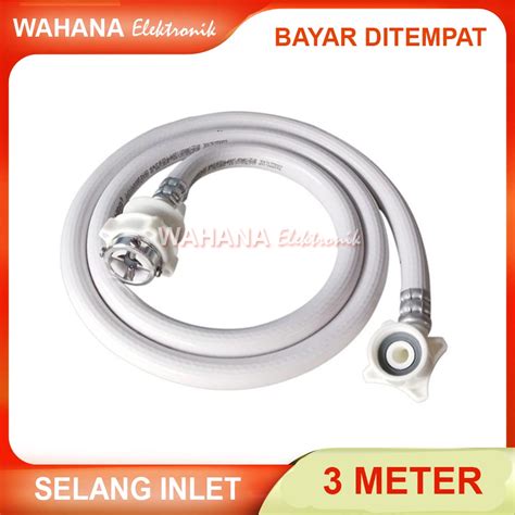 Jual Selang Inlet Selang Air Masuk Mesin Cuci 1 Tabung Panjang 3 Meter