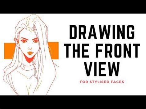 Drawing A Stylised Face : Front View : r/learntodraw