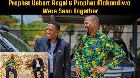 Breaking Prophet Uebert Angel In Company With His Spiritual Brother