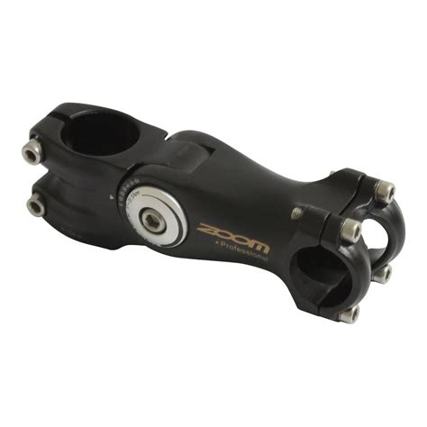 Potence VTT VTC Zoom réglable 25 4mm L 105mm noir Partie cycle vélo