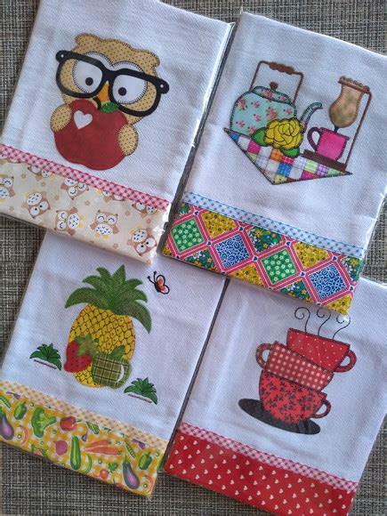 Kit Panos De Prato Patchwork Vi S Elo