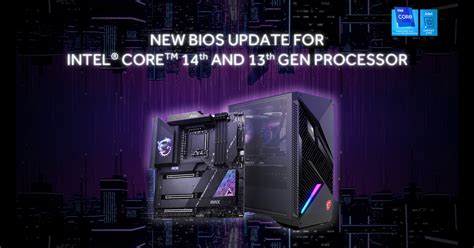 bios update  intel core    gen desktop processor instability