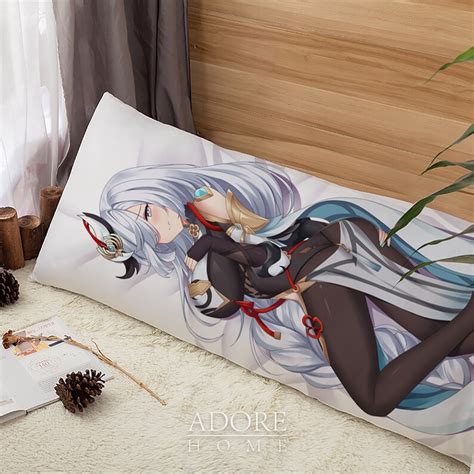 Genshin Impact Shenhe Dakimakura Anime Hugging Body Pillow Etsy Hong Kong