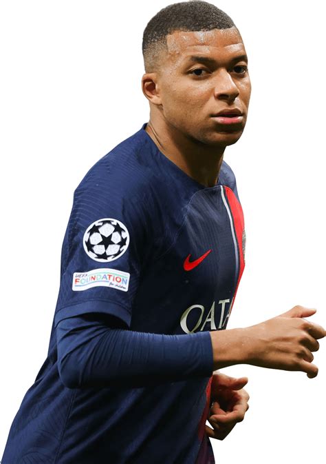 Kylian Mbapp Paris Saint Germain Football Render Footyrenders