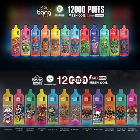 Puff 12k Bang Box Tornado 12000 Puffs Disposable E Cigarettes Vape 0 2