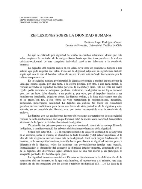 PDF Reflexiones Sobre Dignidad Humana DOKUMEN TIPS