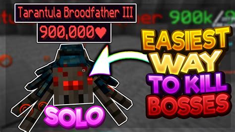 How To Defeat ALL TIER 3 SLAYER QUEST BOSSES SOLO Hypixel Skyblock