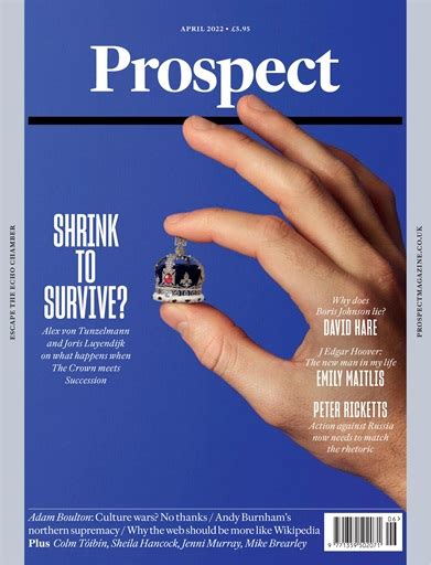 Prospect Magazine - April 2022 Subscriptions | Pocketmags