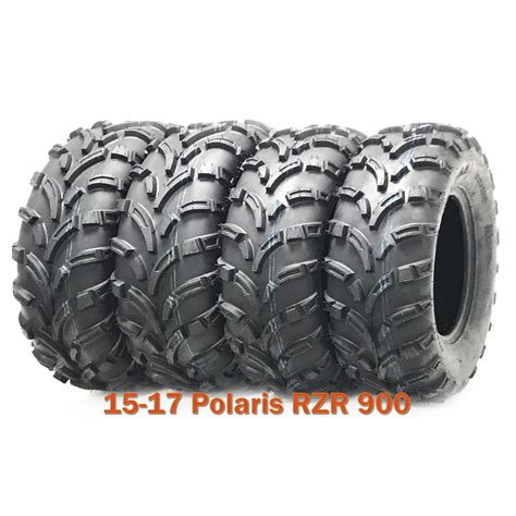 Full Set Atv Utv Tires 26x8 12 Front And 26x9 12 Rear For 15 17 Polaris