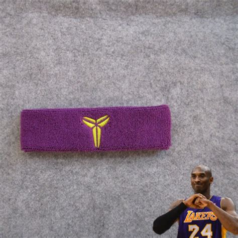 Kobe Bryant Headband Basketball Lakers Black Mamba Elastic Cotton 2