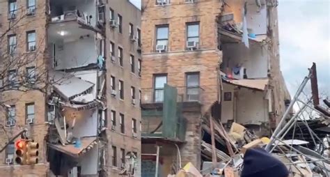 Video Colapsa Edificio En El Bronx De Nueva York