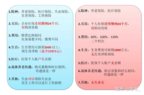 单位社保和灵活就业社保有什么区别 知乎