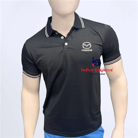 Polo Polyester Collar T Shirt Half Sleeves Printed At Rs 250 In Tiruppur