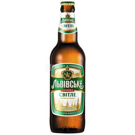 Львовское Светлое пиво, 0,5 л