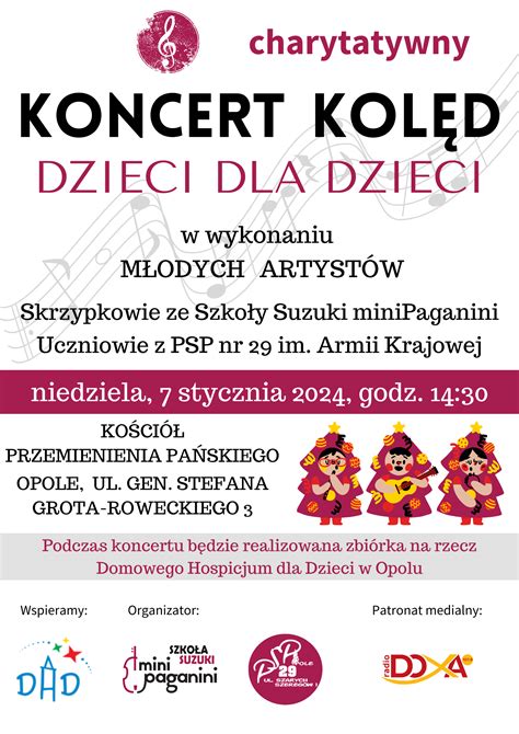 Charytatywny Koncert Kolęd Dzieci dla Dzieci Radio Doxa FM Opole