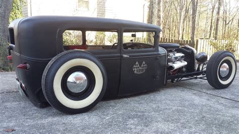 1930 Ford Model A Sedan Bagged And Chopped Walk Around Youtube