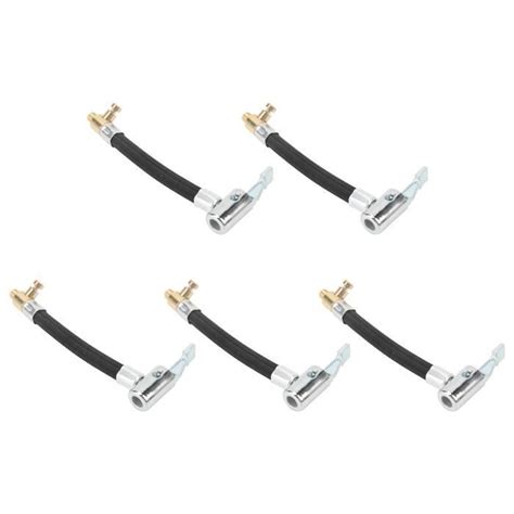 Adaptateur de tuyau de gonflage 5 pièces tuyau de gonflage de pneu de