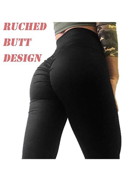 Buy Riojoy Booty Scrunch Butt Leggings For Women High Waist Tummy