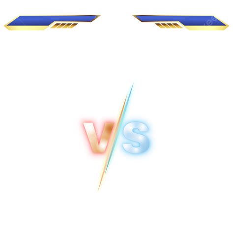 красный синий Vs металлический шрифт белый с прозрачным табло PNG ...
