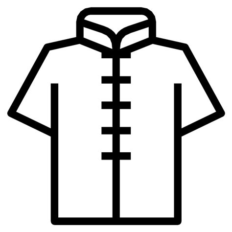 Chinese Clothing Shirt Style Traditional Vector SVG Icon SVG Repo