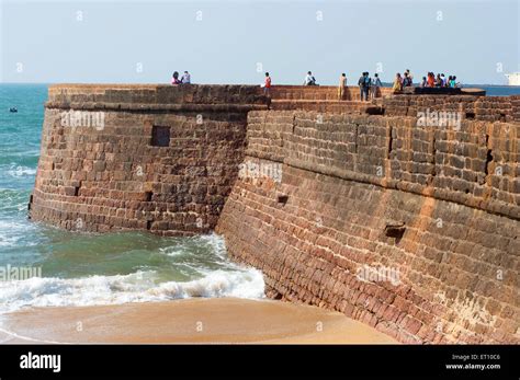 Fort Aguada On Sinquerim Beach Goa India Nmk Stock Photo