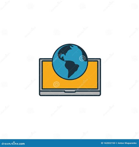 Intranet Icon Simple Element From Icons Collection Stock Photo Image