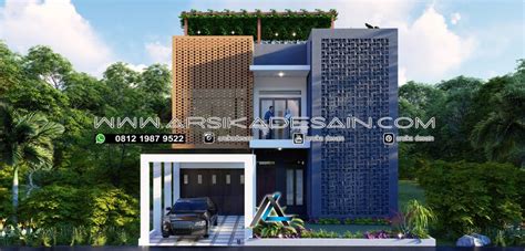 DESAIN RUMAH 11 X 27 Meter Pemilik Bapak Sukemi Serang Banten